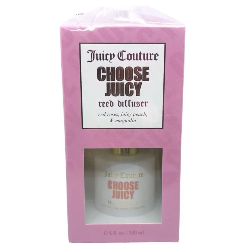 Juicy Couture Choose Juicy Reed Diffuser - Red Roses, Juicy Peach, Magnolia